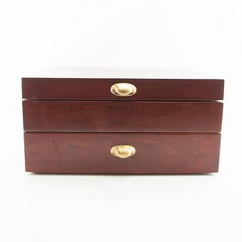 Bestick ca 77 dlr ur IKEA:s 1700-talets-serie nysilver  sent 1900-tal.