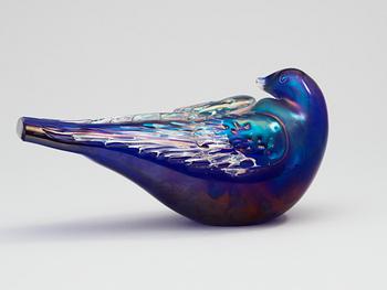 A Tyra Lundgren glass bird, Venini, Murano, Italy.