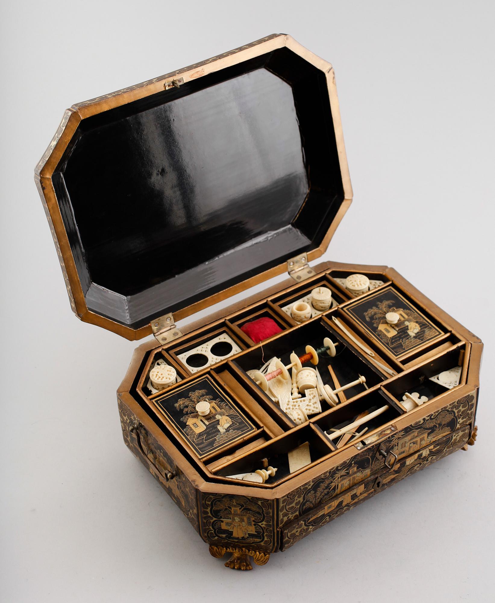 SYSKRIN, lackarbete, Kina, 1800-tal.