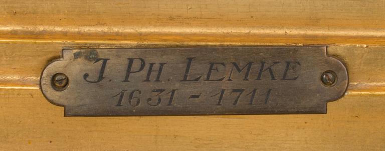 JOHAN PHILIP LEMKE,  hans art, olja på duk.