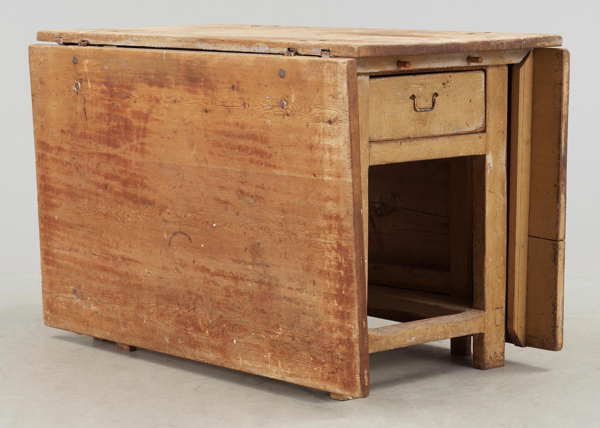 SLAGBORD, allmoge, 1800-tal.
