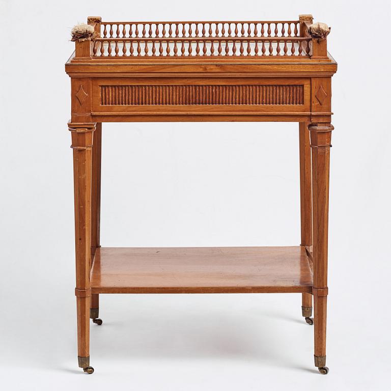 SYBORD, tillskrivet Gottlieb Iwersson, kunglig slottssnickare (Stockholm 1778-1813), omkring år 1800, Sengustavianskt.