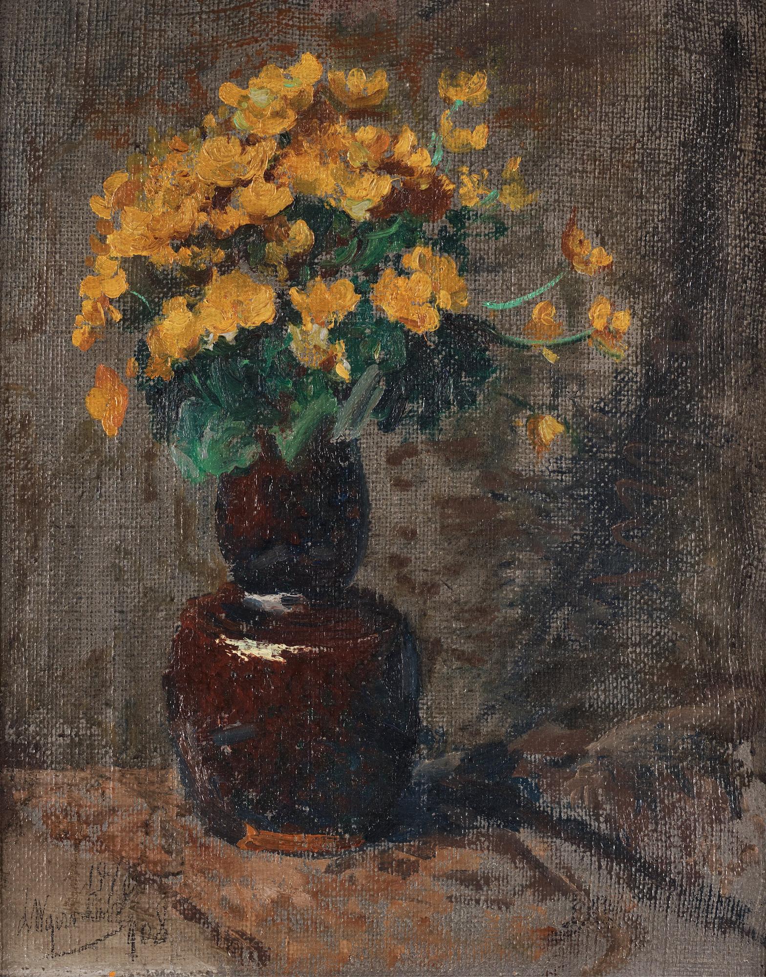 Leon Wyczółkowski, Flower still life.