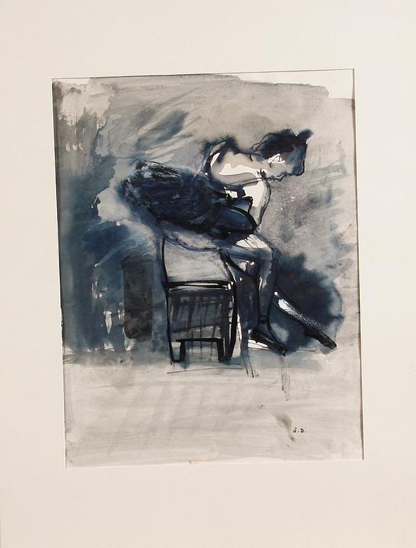 STENVINKEL, JAN, 3 st, blandteknik, sign o två dat 1948 resp 1952.