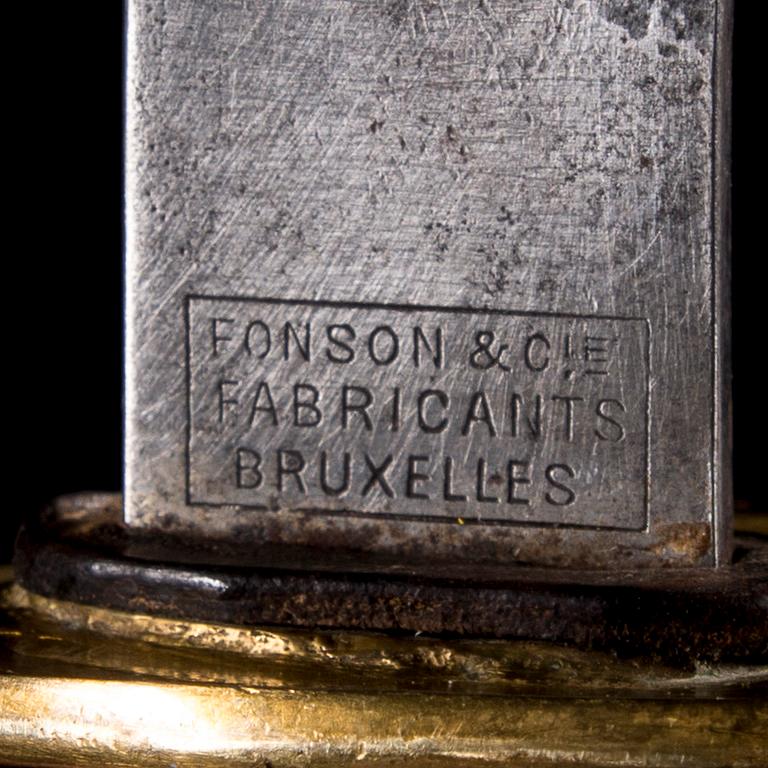 SABEL, Fonson & C. Fabricants Bruxelles. Belgien 1800-talets senare hälft.