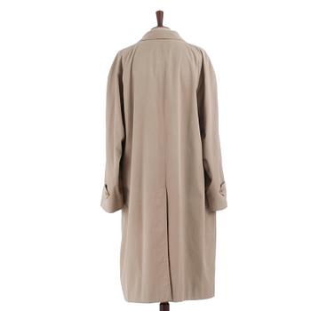 BURBERRY, a beige cotton coat.