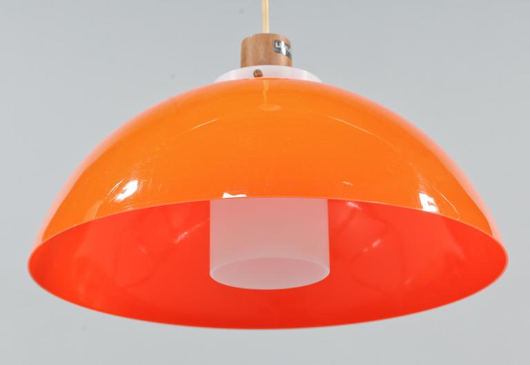 TAKLAMPA, Uno och Östen Kristiansson, Luxus, 1900-talets andra hälft. Höjd 21 cm.