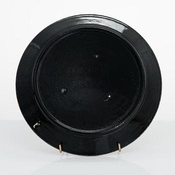 BIRGER KAIPIAINEN, a decorative plate signed Kaipiainen Arabia.