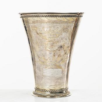 A Swedish silver beaker, mark of Samuel Lyberg, Borås, active 1778-1834.