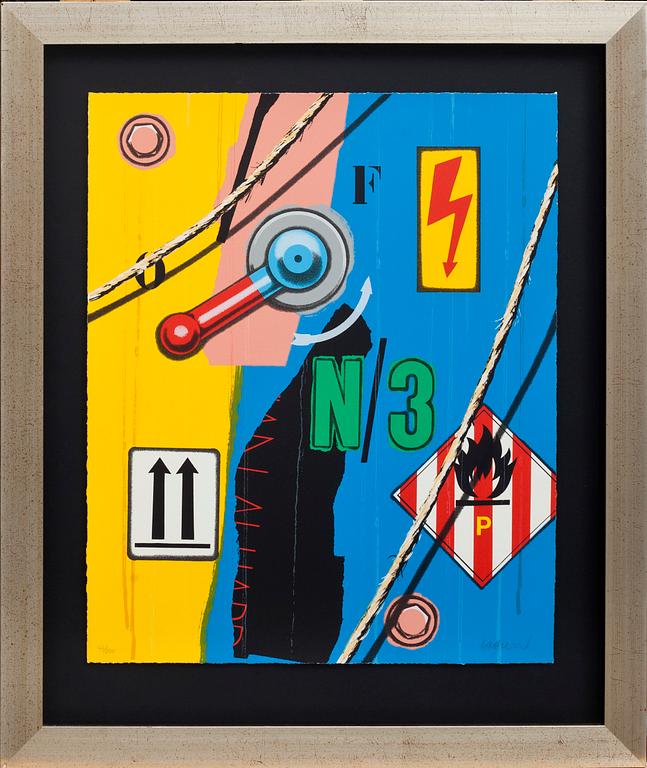PETER KLASEN, färgserigrafi, signerad och numrerad 47/250.