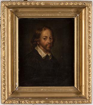 A portrait depicting William Shakespeare. Oil on canvas, 18th/19th century.