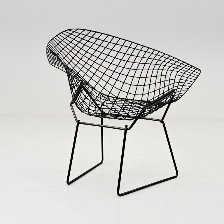 HARRY BERTOIA, fåtölj "Diamond Chair", 1900-talets andra hälft.