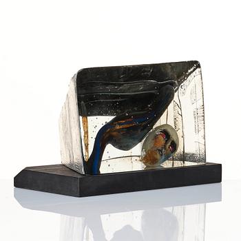 Bertil Vallien, unik skulptur, Kosta Boda.