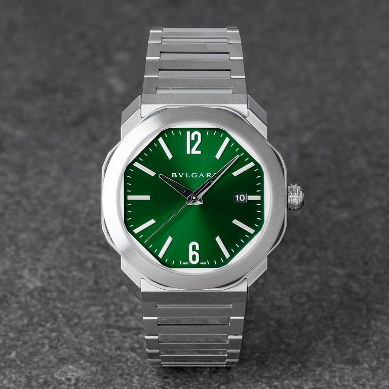 Bulgari, Octo Roma, "Green Dial”, "MEA Market", ca 2021.