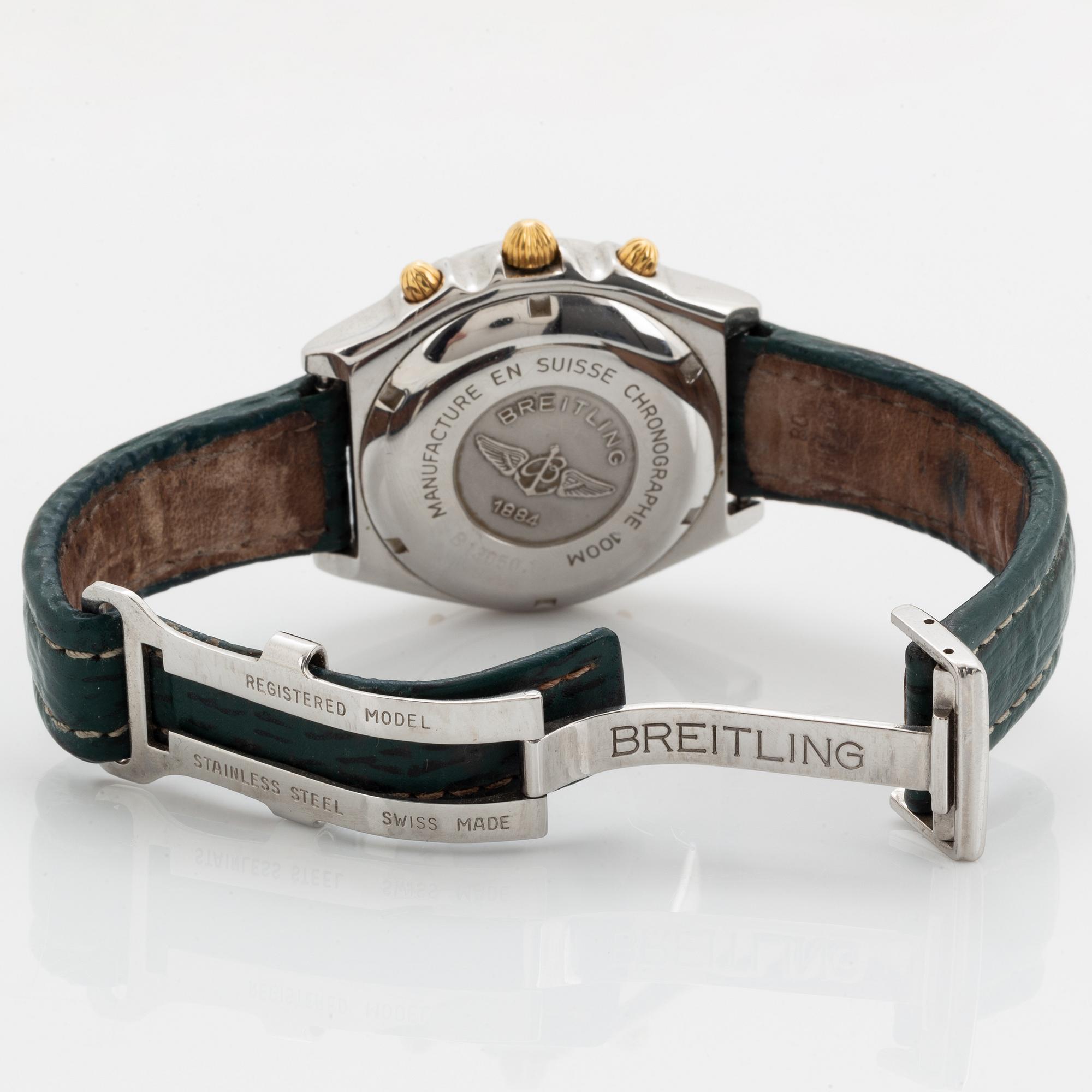 Breitling, Chronomat, chronograph, wristwatch, 40,5 mm.