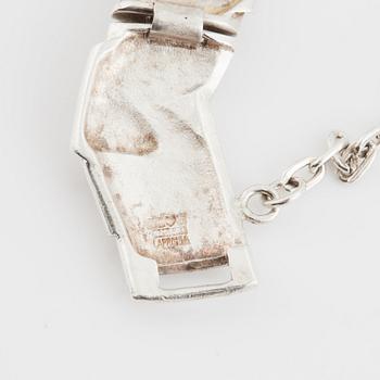 Zoltan Popovits, bracelet, "Origami",  sterling silver, Lapponia 2001.