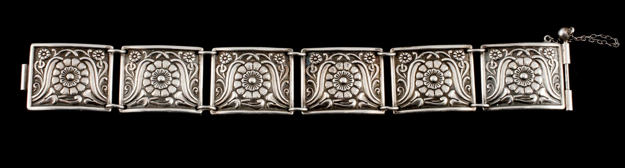 ARMLÄNK, silver, Ceson, Göteborg, 1948. Vikt 30 g.