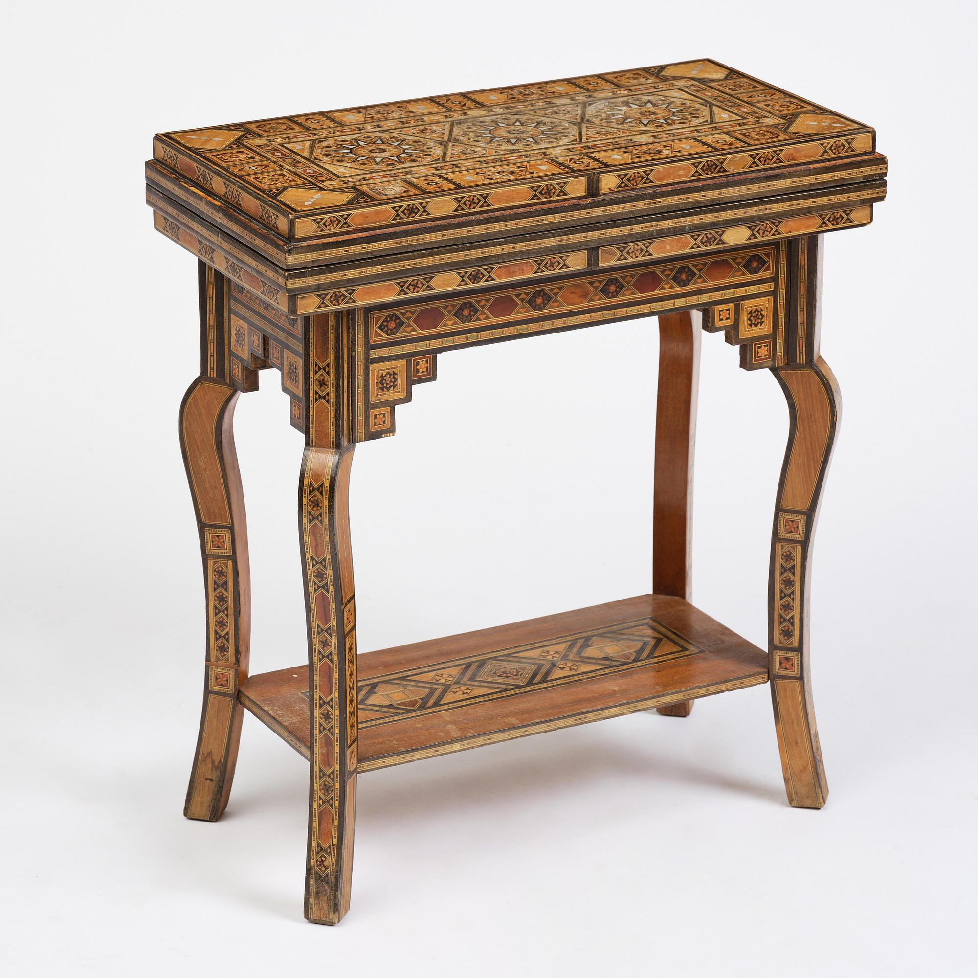 Spelbord, Damaskus Syrien, omkring år 1900.