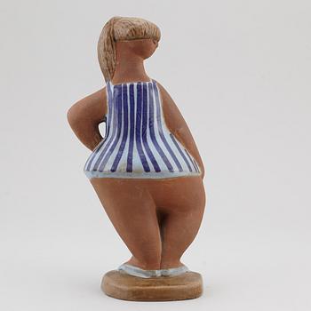 LISA LARSON, a 'Dora' stoneware figurine, from ABC-Flickorna, Gustavsberg.