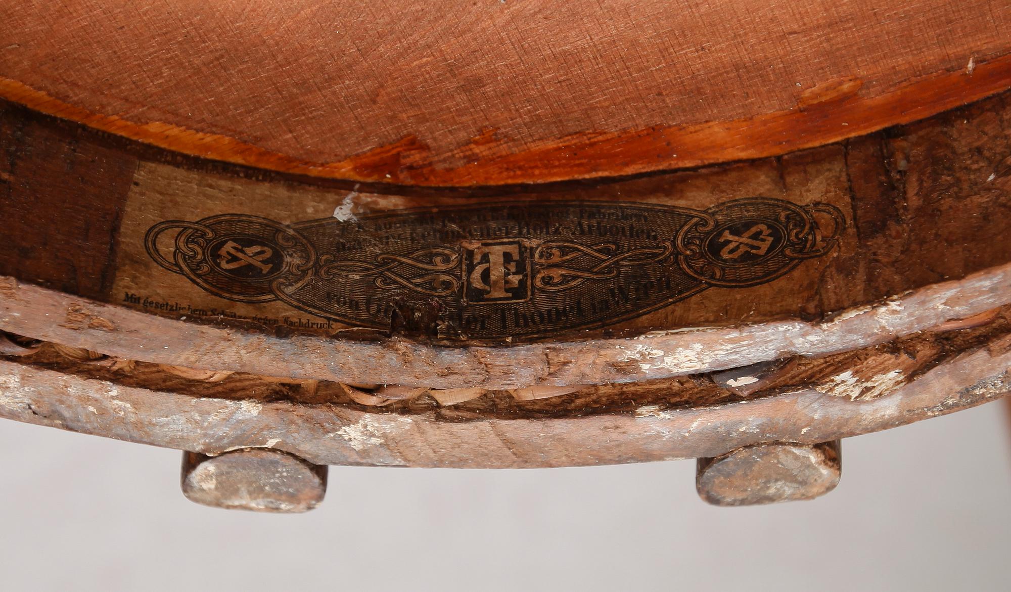 STOLAR, 8 st, Thonet, 1800-talets andra hälft.