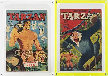 Comics, 2 pcs "Tarzan", No. 1 & 6 1951.
