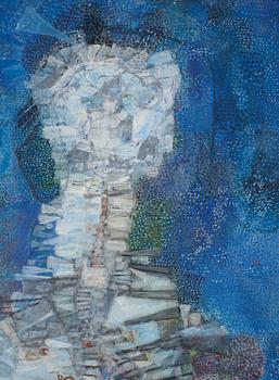 Henri Sert, Figure against blue.