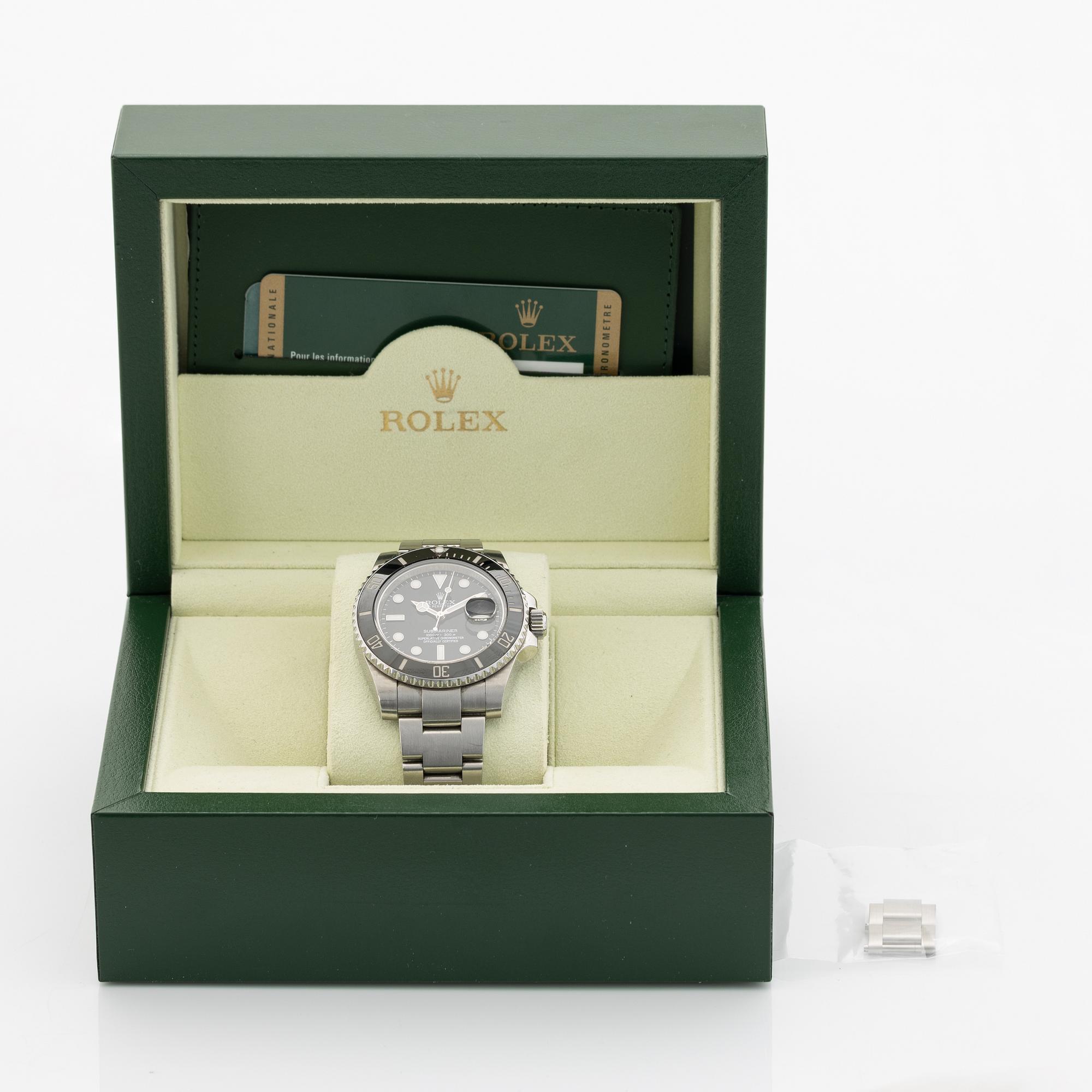 Rolex, Oyster Perpetual Date, Submariner, wristwatch, 40 mm.