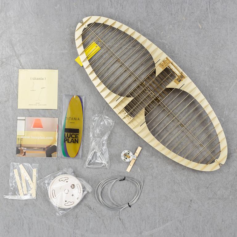 Alberto Meda & Paolo Rizzato, ceiling light, 'Titania limited gold edition', Luceplan.