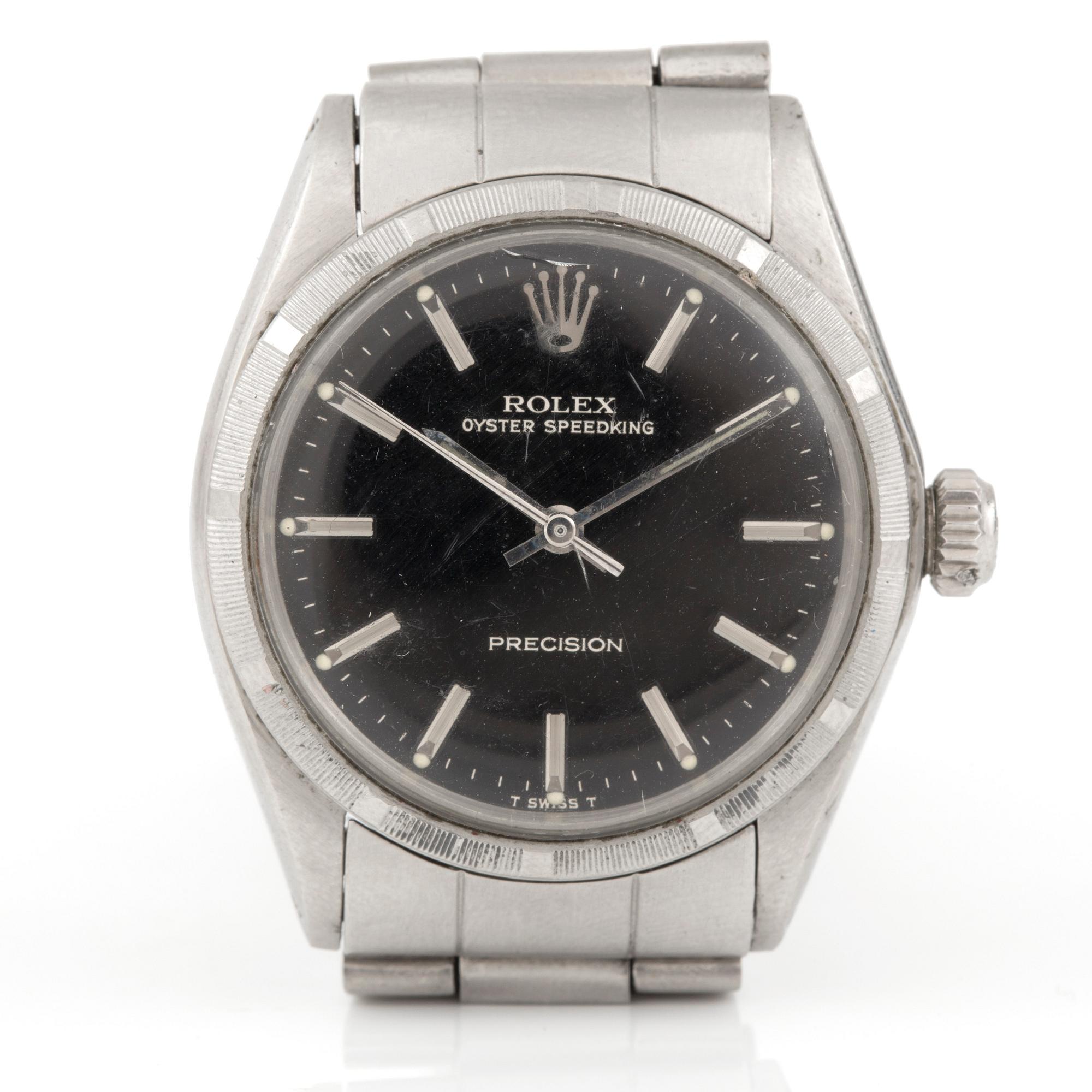 ARMBANDSUR, stål, Rolex, Oyster Speedking, Precision, 1970-tal.