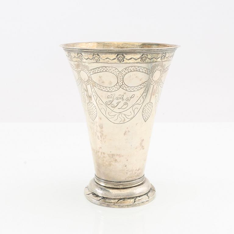 Nils Nordlöf pokal silver Härnösand 1799.