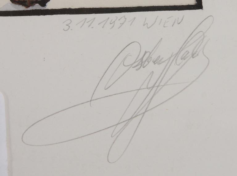 HERBERT OSSBERGER, akvarell, sign o dat 1971.