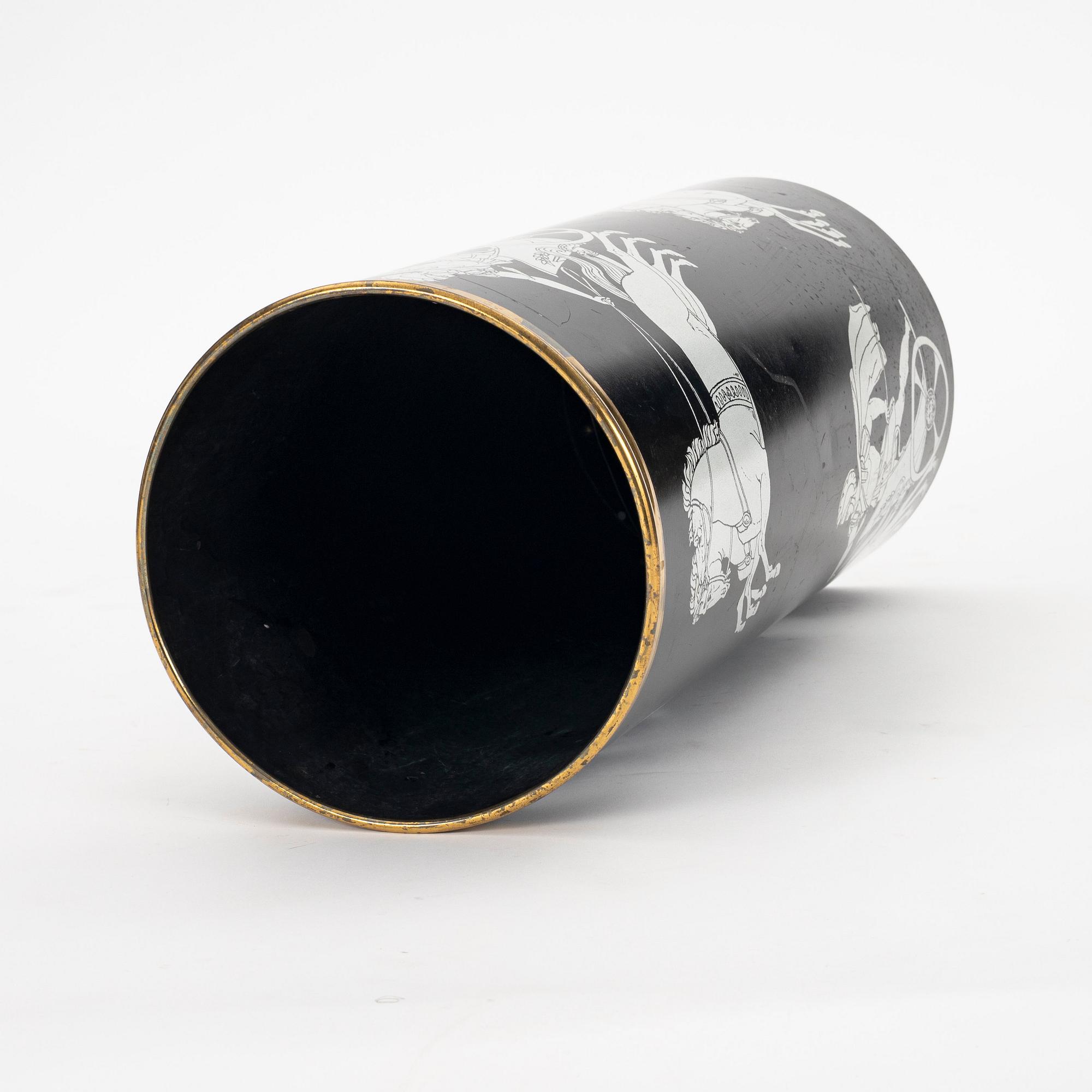 Piero Fornasetti, an umbrella stand, Studio Fornasetti Milan, Italy.