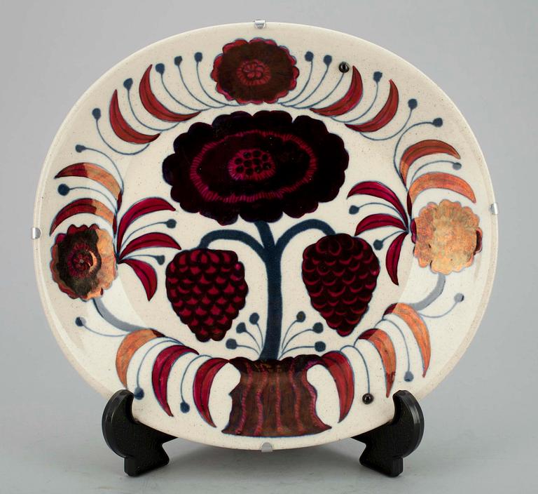 FAT, porslin, "Rose" sign.  Birger Kaipiainen, numr. 789/2000, Arabia 1980.