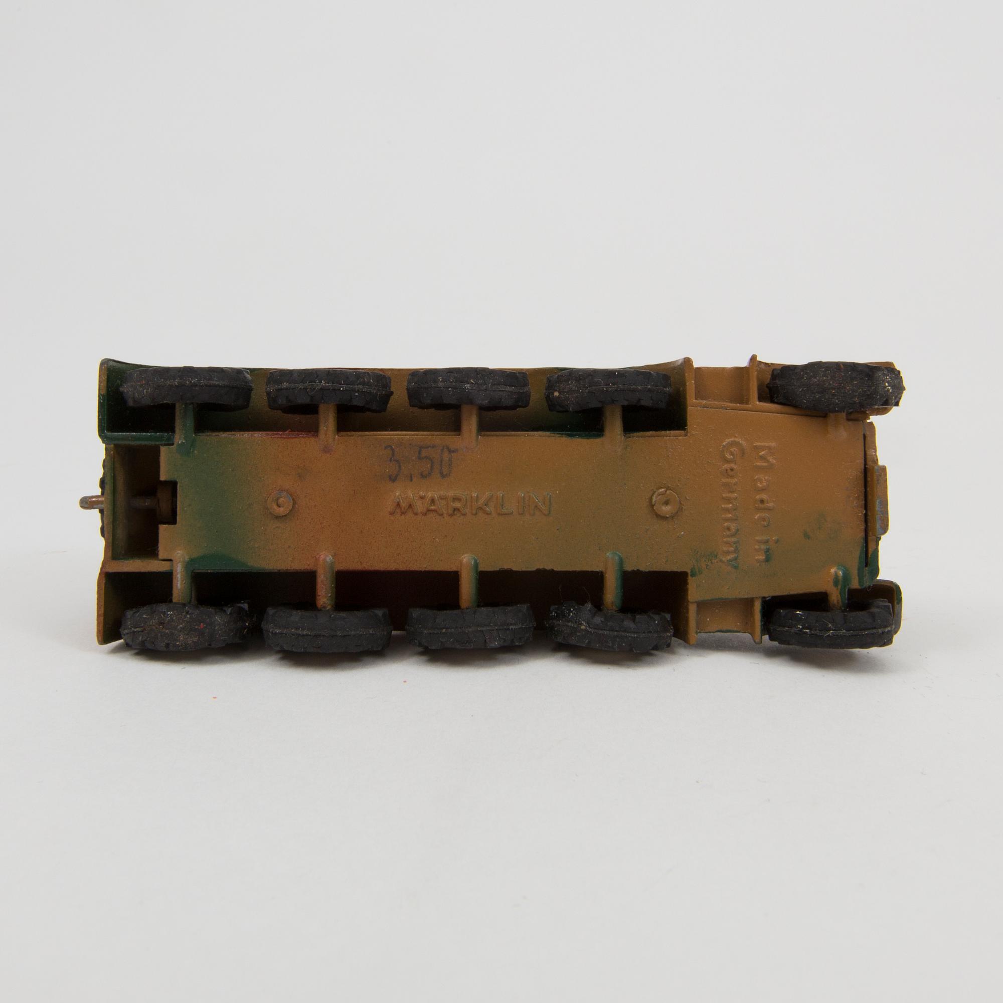 MÄRKLIN samt ELASTOLIN, 3 delar, Tyskland, 1930-tal.