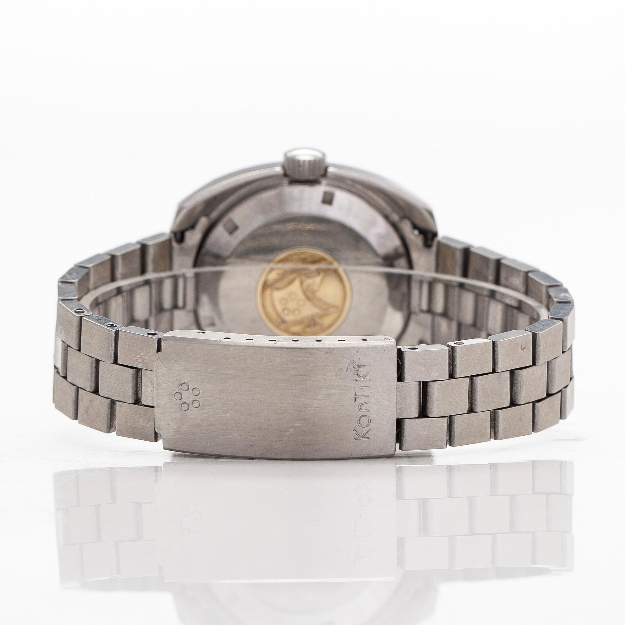Eterna-Matic, Kontiki Sevenday, wristwatch, 38 mm.
