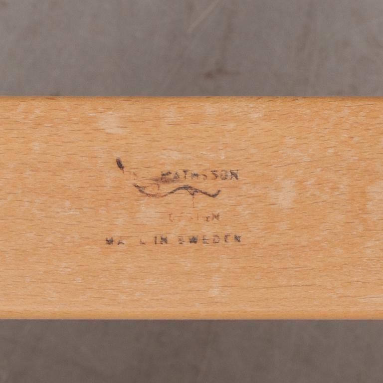 FÅTÖLJ, "Eva", Bruno Mathsson för Firman Karl Mathsson, 1972.
