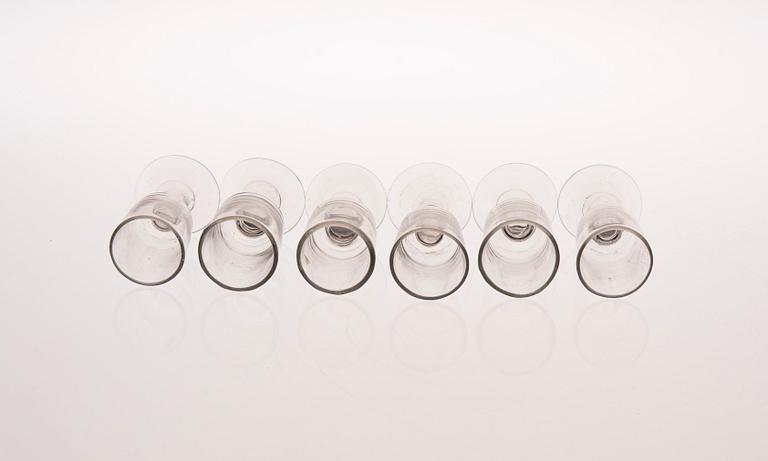 SNAPSGLAS, 6 st, 1800-tal.