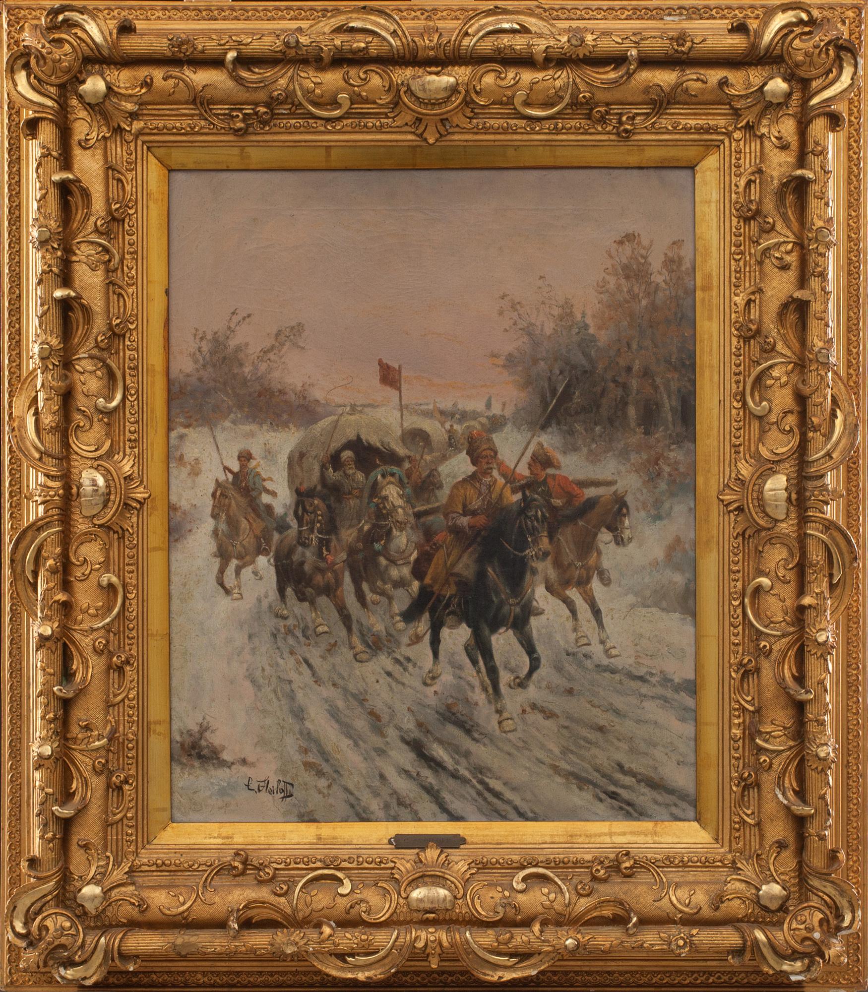 ADOLF BAUMGARTNER (CONSTANTIN STOILOFF), olja på duk, signerad.