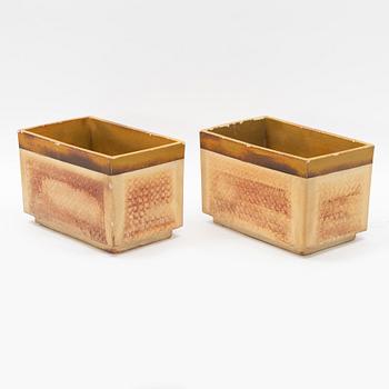 Karin Björquist, a pair of pots, Gustavsbergs studio.