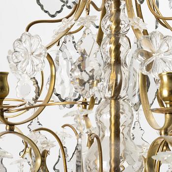 Ljuskrona, rokokostil, tidigt 1900-tal.