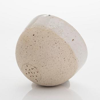 Kyllikki Salmenhaara, a stoneware tea strainer signed KS.