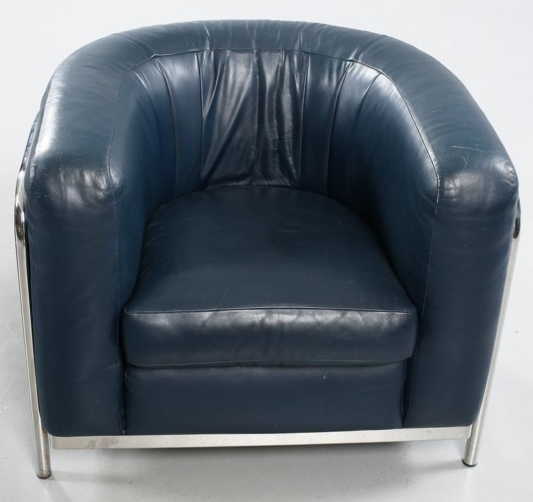 JONATHAN DE PAS, DONATO D URBINO & PAOLO LOMAZOTTI, ett par fåtöljer, "Onda", Zanotta, formgivna 1985.