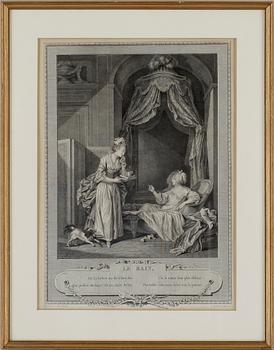 KOPPARSTICK, 2 st, Freudeberg, efter, 1800-tal.