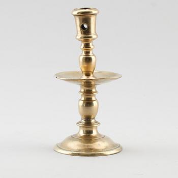 LJUSSTAKE, mässing, 1500-tal.