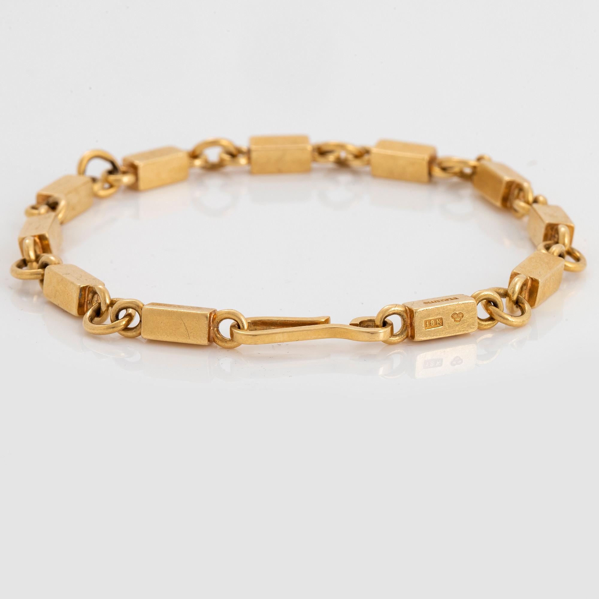 Wiwen Nilsson, an 18k gold bracelet, Lund Sweden 1961.