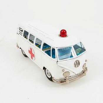 A Bandai tinplate "Volkswagen Ambulance", Japan, 1960s.