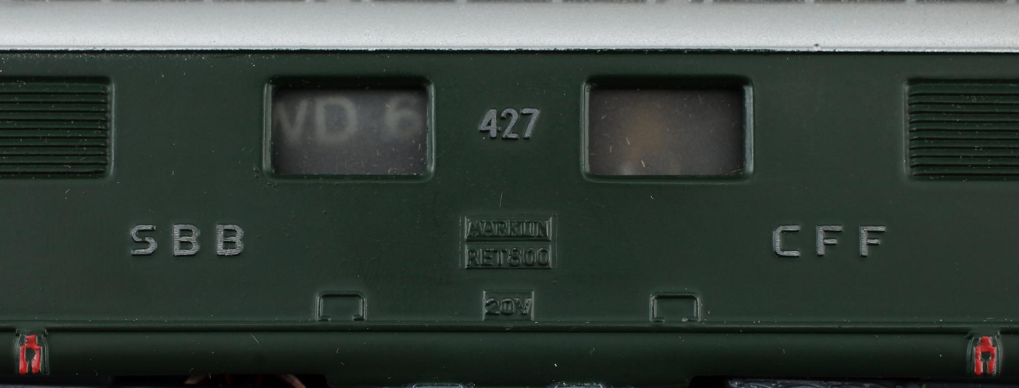 MODELLTÅGSLOK, Märklin, Tyskland.