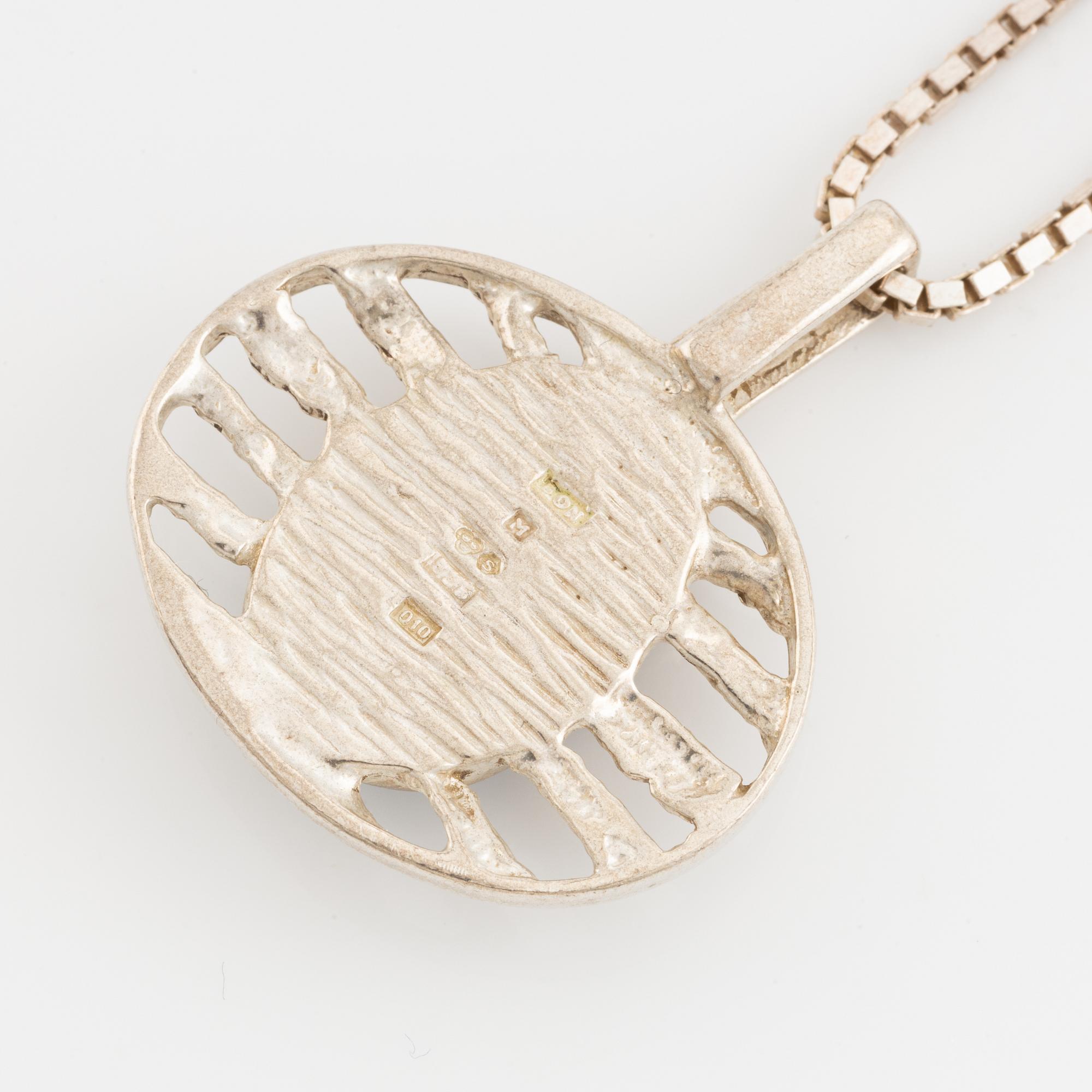 Silver necklace, Ove Nordström.