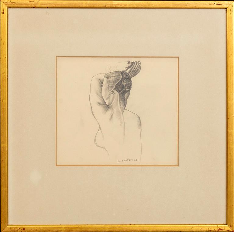 MAX WALTER SVANBERG, a signed and dated drawing.