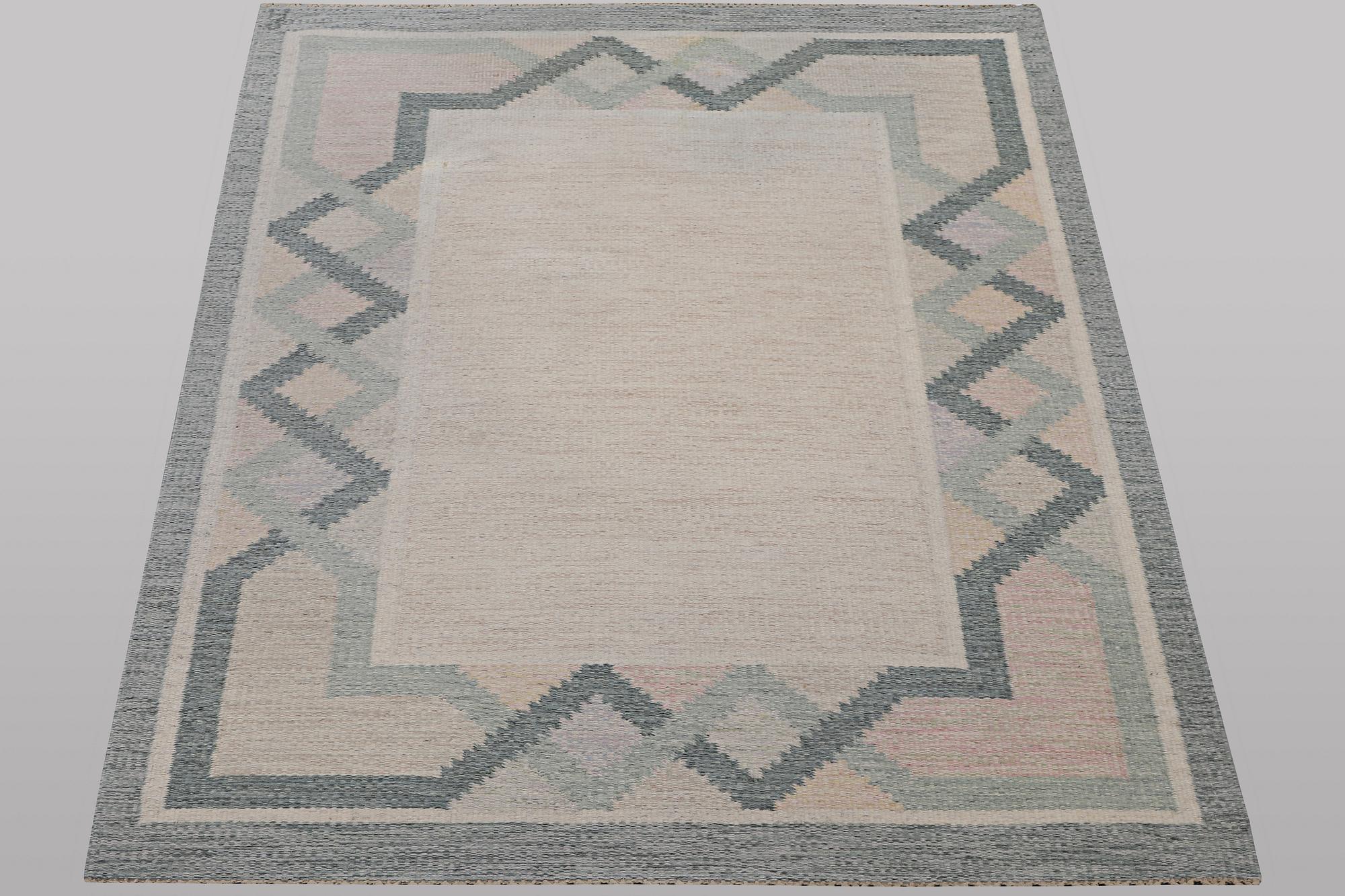 Anna-Johanna Ångström, matta, röllakan, signerad Å, ca 200 x 140 cm.